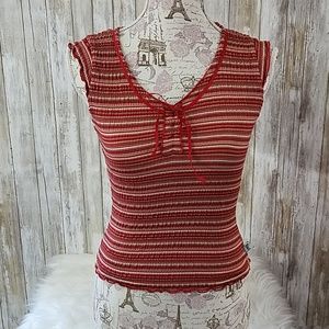 Lei striped stretch top.